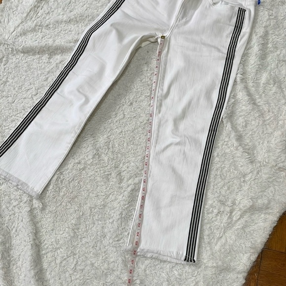 Velvet White Ankle Cropped Jeans - Picture 12 of 15
